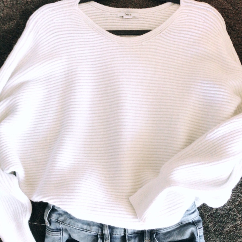 Bar III White Sweater